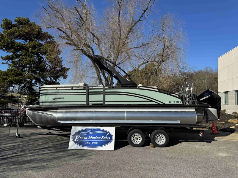 Slide: The Image of 2026 Harris Solstice 230 SLDH pontoon boat at Erwin Marine Sales. - 34