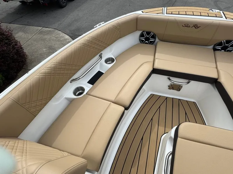 Slide: The Image of Luxurious interior of Sea Ray SDO 230 boat, model year 2026. - 15