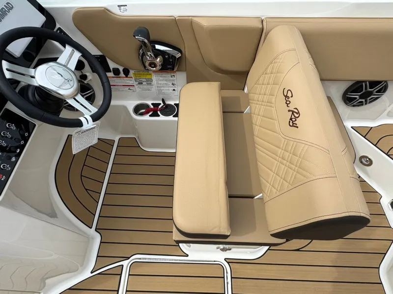Slide: The Image of Interior of Sea Ray SDO 230 boat, model year 2026. - 20