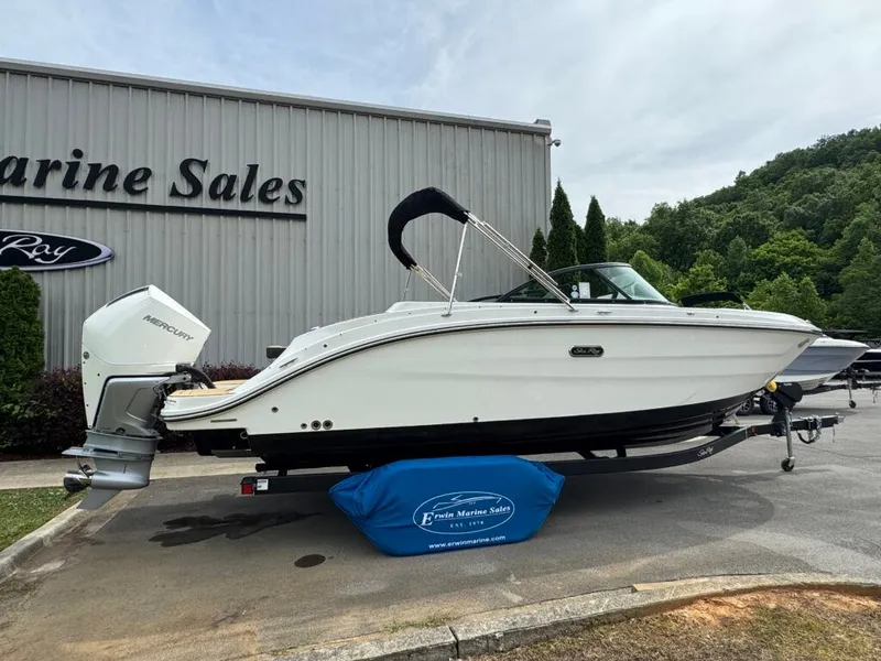 Slide: The Image of 2026 Sea Ray SDO 230 boat at Marine Sales. - 3
