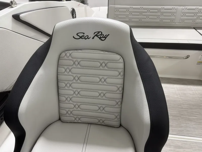 Slide: The Image of Luxurious seating in Sea Ray SPO210 boat, model 2026. - 15