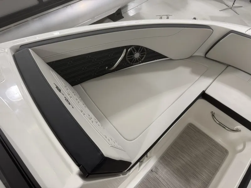 Slide: The Image of Interior of Sea Ray SPO210 boat, model year 2026. - 16