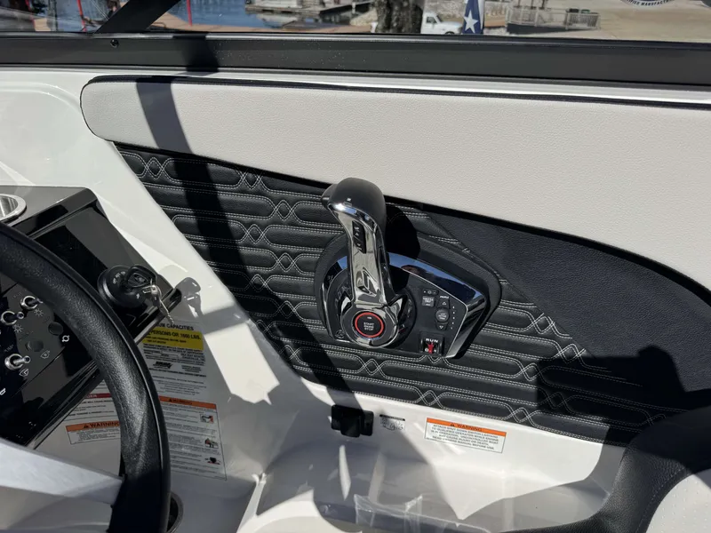 Slide: The Image of Interior view of Sea Ray SPO210 boat, model year 2026. - 14