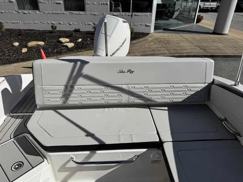 Slide: The Image of Rear seating of Sea Ray SPO210 boat, model 2026. - 20