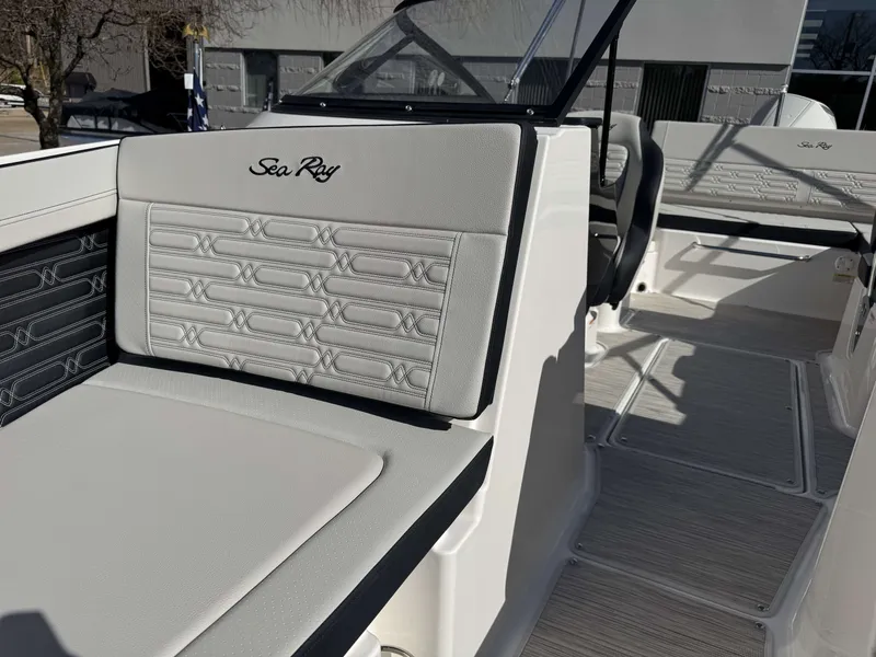 Slide: The Image of Interior of Sea Ray SPO210 boat, 2026 model. - 31