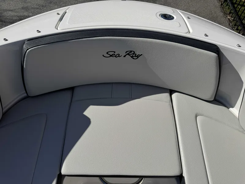 Slide: The Image of Interior of Sea Ray SPO210 boat, model year 2026. - 32