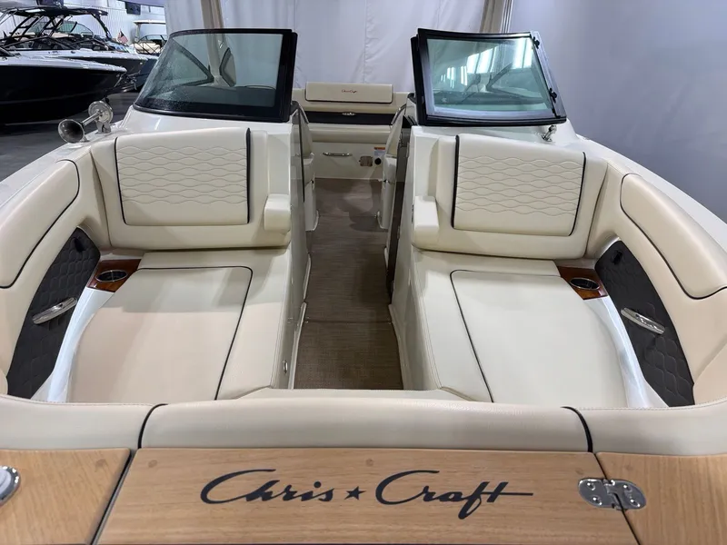 Slide: The Image of Interior of Chris-Craft Sportster 28 boat, model year 2026. - 10