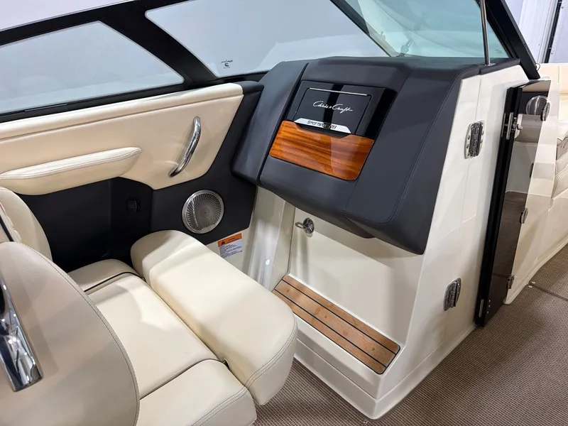Slide: The Image of Interior of 2026 Chris-Craft Sportster 28 featuring luxurious design. - 15