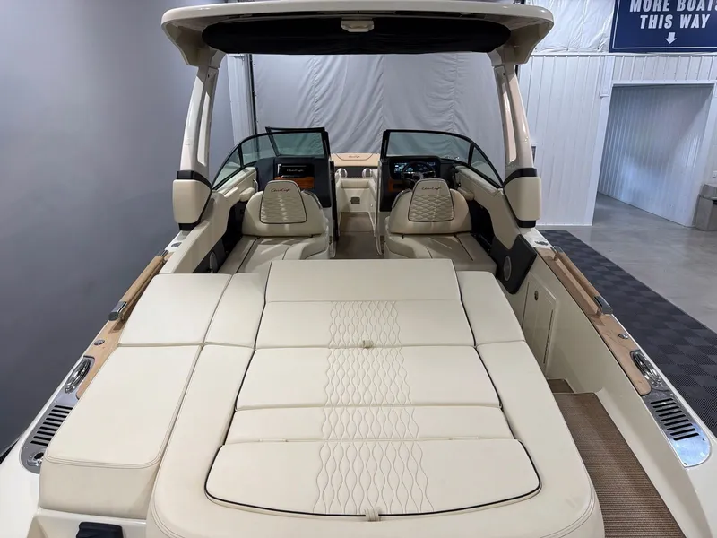 Slide: The Image of Interior view of the 2026 Chris-Craft Sportster 28 boat. - 6