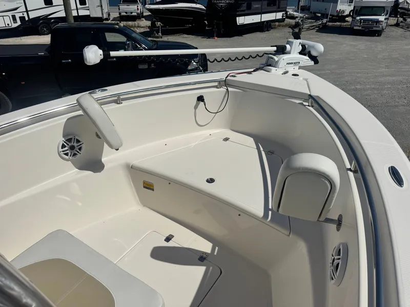Slide: The Image of 2024 Bulls Bay 230 Center Console boat, front deck view. - 8
