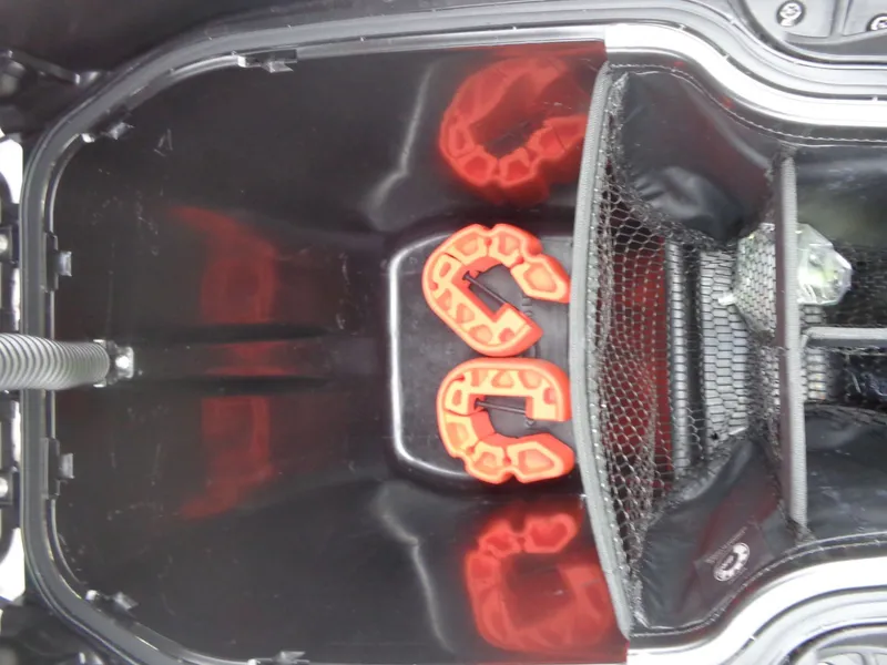 Slide: The Image of Interior of 2023 Sea-Doo FishPro Sport 170 with storage and accessories. - 20