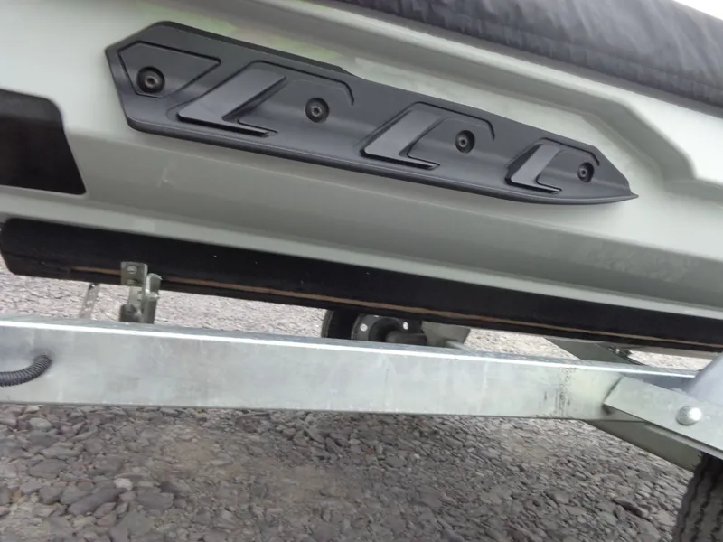 Slide: The Image of 2023 Sea-Doo FishPro Sport 170 on trailer, close-up view. - 31