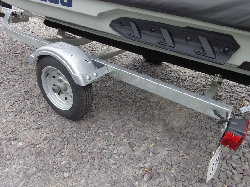 Slide: The Image of Trailer with 2023 Sea-Doo FishPro Sport 170 model. - 35