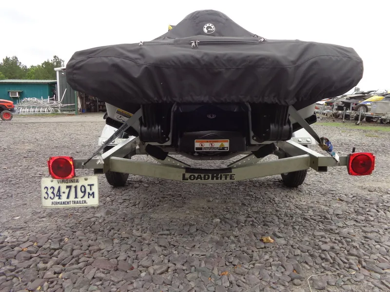 Slide: The Image of 2023 Sea-Doo FishPro Sport on trailer, covered, Virginia license plate. - 40