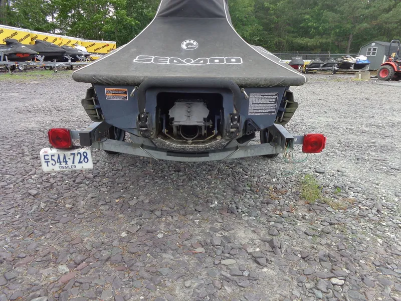 Slide: The Image of Rear view of a 2007 Sea-Doo RXT™ on trailer. - 24