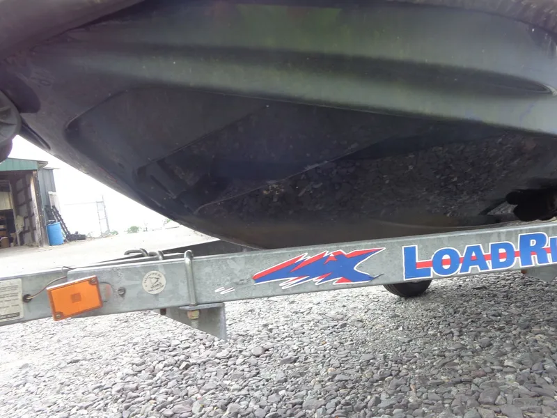 Slide: The Image of Underside of a 2007 Sea-Doo RXT™ on a trailer. - 37