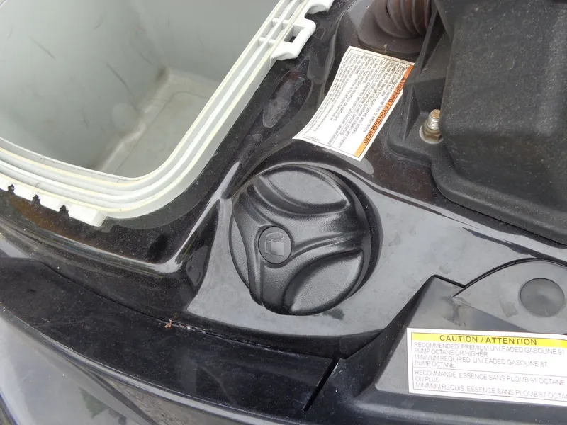 Slide: The Image of Close-up of 2007 Sea-Doo RXT™ engine compartment. - 39