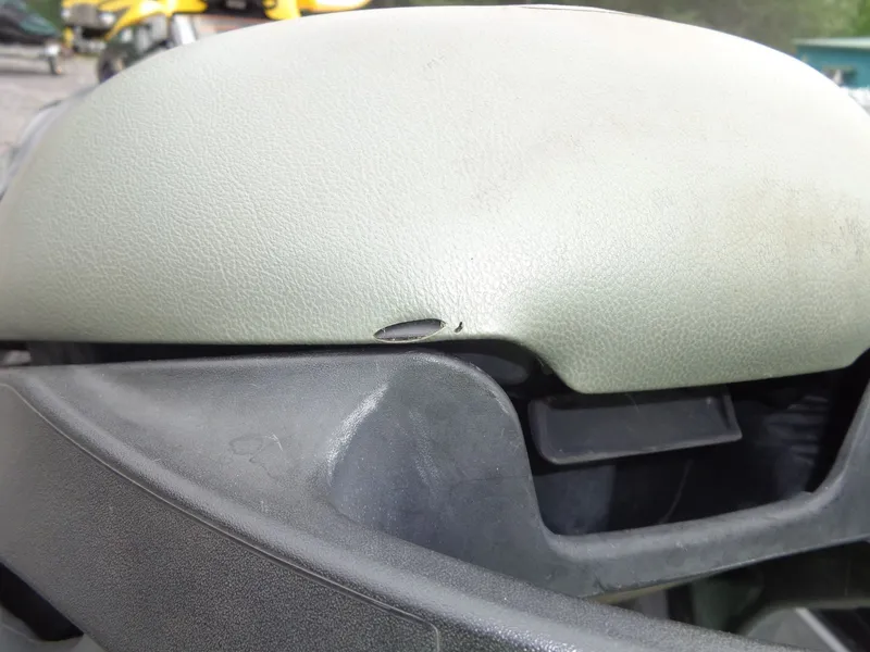 Slide: The Image of Close-up of a 2007 Sea-Doo RXT™ with damaged seat cover. - 7