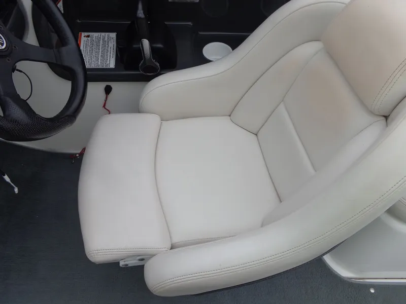 Slide: The Image of Yamaha AR210 2008 boat seat with steering wheel and controls. - 17