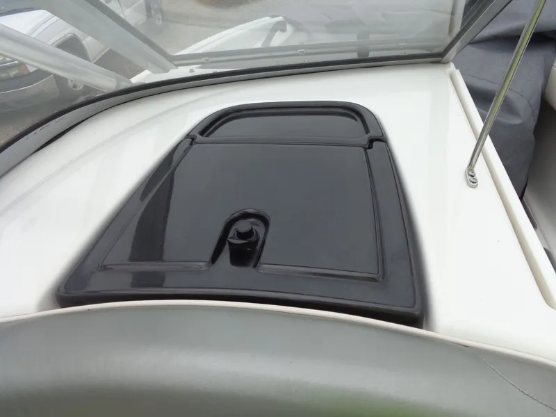 Slide: The Image of Yamaha AR210 2008 boat hatch with black cover. - 23