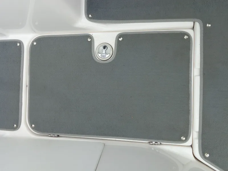 Slide: The Image of Yamaha AR210 2008 boat hatch with gray cover. - 37