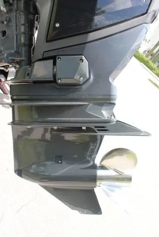 Slide: The Image of 2019 Beavertail Lightning outboard motor with propeller. - 25