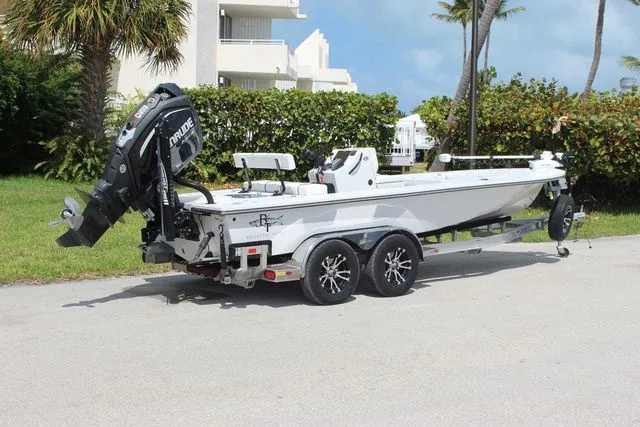Slide: The Image of 2019 Beavertail Lightning boat on trailer, ready for adventure. - 6