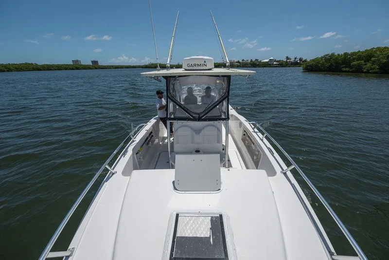 Slide: The Image of 2007 ProKat 2860 Center Console boat cruising on a sunny day. - 51