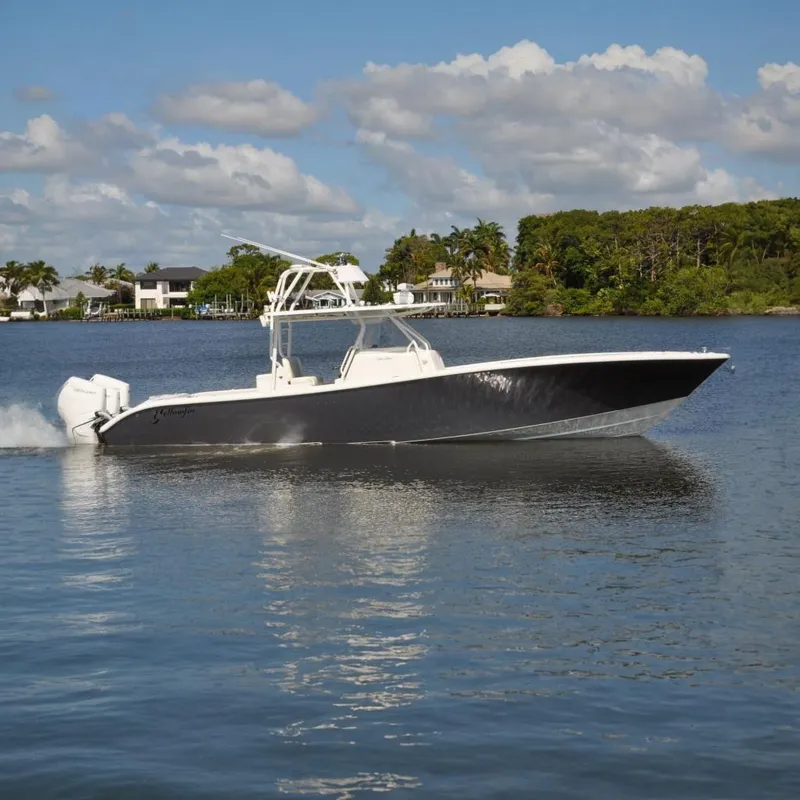 The Image of 2011 Yellowfin 39 Offshore boat on calm water. - 0