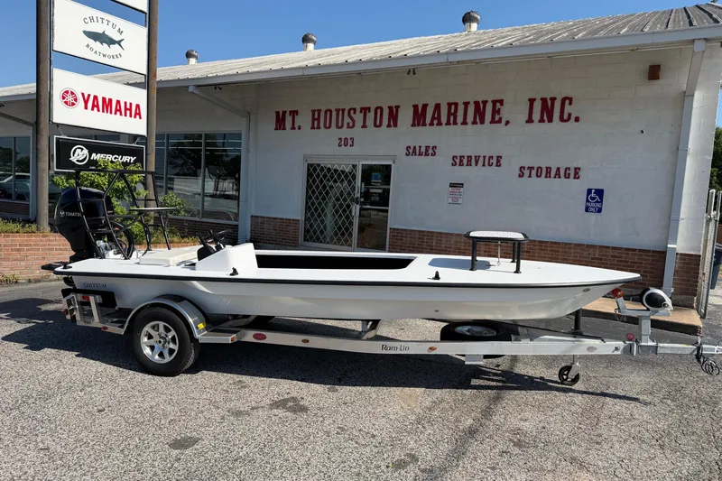 The Image of 2026 Chittum Skiffs 18 Challenger 2.0 Tunnel on trailer at Mt. Houston Marine. - 0