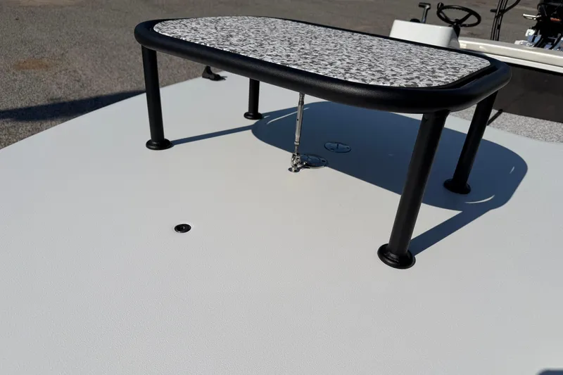 Slide: The Image of 2026 Chittum Skiffs 18 Challenger 2.0 Tunnel deck with elevated platform. - 7