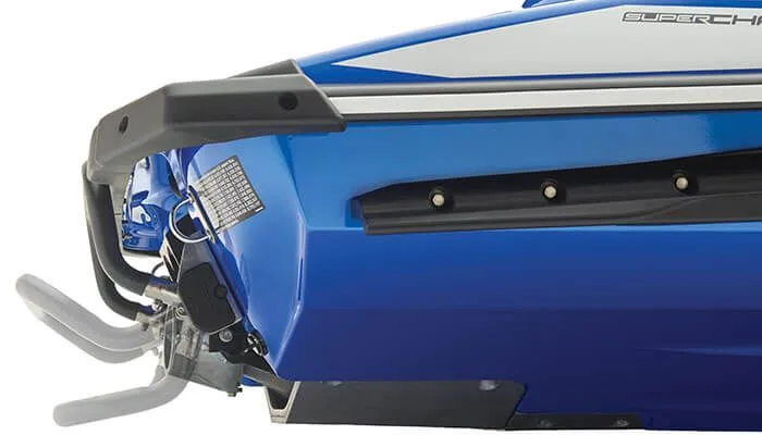 Slide: The Image of Yamaha GP 1800 2017, blue jet ski rear detail. - 8