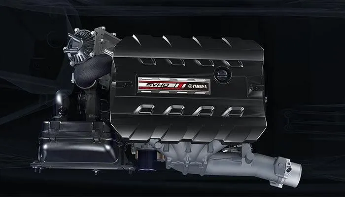 Slide: The Image of Yamaha GP 1800 2017 engine, powerful and efficient design. - 9