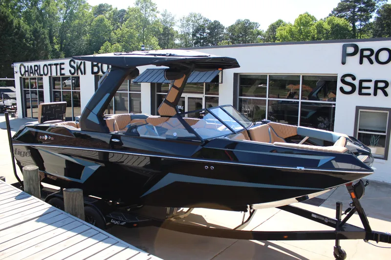 The Image of 2026 Tigé 22RZX boat displayed at Charlotte Ski Boats dealership. - 0