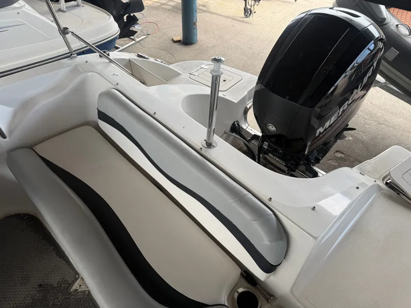 Slide: The Image of Interior of a 2015 Starcraft 2000 IO Limited boat. - 10