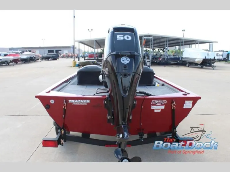 Slide: The Image of Red Pro Team 170 boat from 2026 with outboard motor. - 8