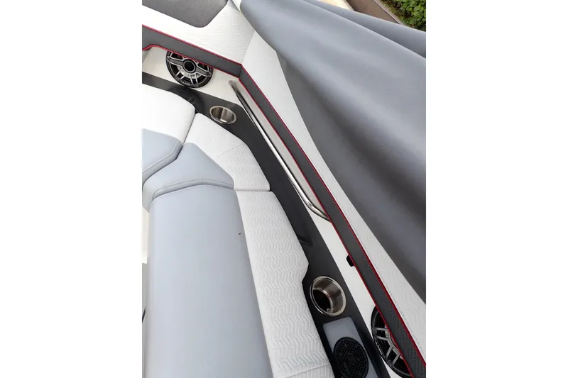 Slide: The Image of 2024 Formula 400 Super Sport Crossover interior with sleek seating and modern design elements. - 27