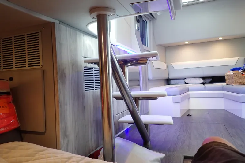 Slide: The Image of Interior of 2024 Formula 400 Super Sport Crossover with modern seating and sleek design. - 35