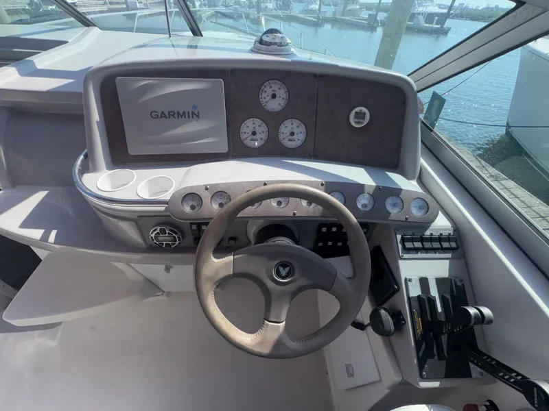 Slide: The Image of 2001 Formula 37 SUPER SPORT helm with Garmin display. - 12