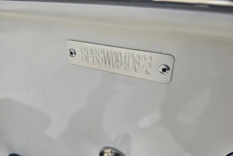 Slide: The Image of Hull identification number on 2026 Sea Pro 225FLX Sandbar boat. - 27