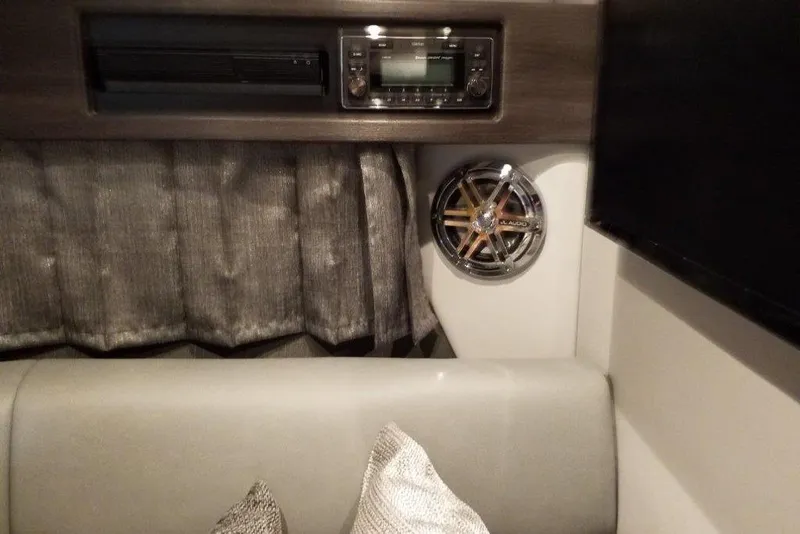 Slide: The Image of Interior of 2020 Formula 330 Crossover Bowrider with speaker and audio system. - 15