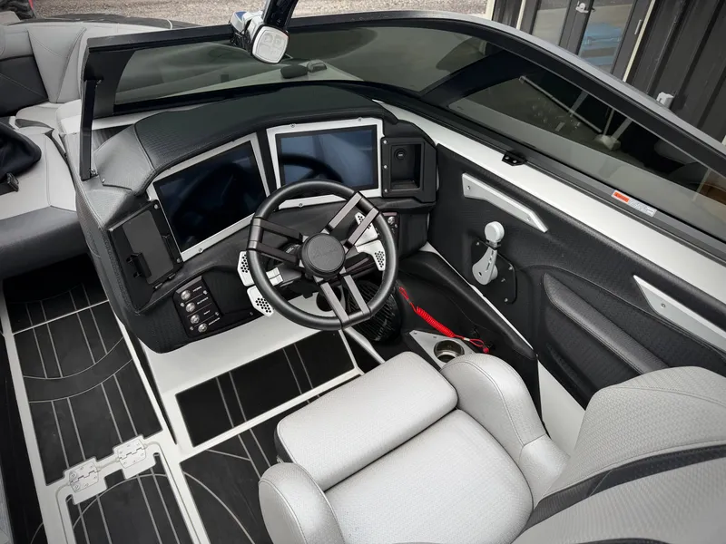 Slide: The Image of Interior of 2023 Centurion Ri230 with modern dashboard and steering wheel. - 10