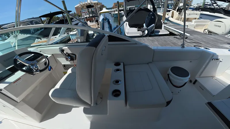 Slide: The Image of Interior of 2024 Sailfish 226 DC boat at the dock. - 19