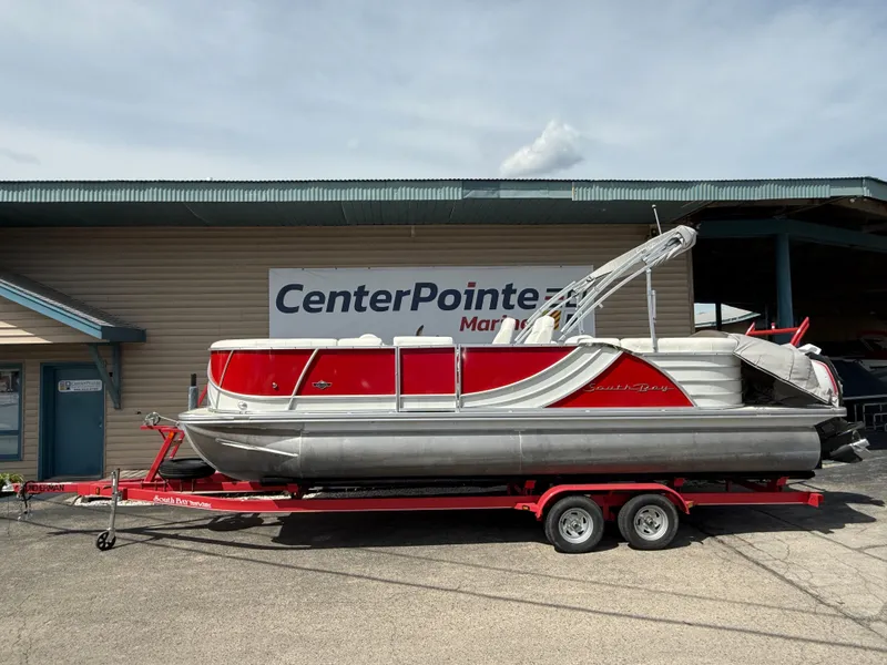 The Image of 2018 South Bay 523 RS Luxury Tripletoon on trailer at CenterPointe Marina. - 0
