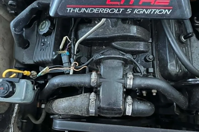 Slide: The Image of Engine of a 1998 Crownline 248 BR boat with Thunderbolt 5 Ignition system. - 5