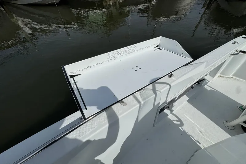 Slide: The Image of 2022 Barracuda 188 CCR boat with Magma fish cleaning station on deck. - 10
