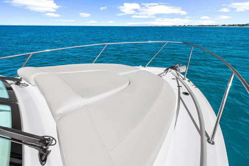 Slide: The Image of The 2027 Boston Whaler 285 Conquest features a sleek deck with comfortable lounging areas. - 37