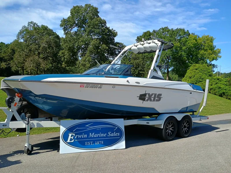 The Image of 2022 Axis A22 boat displayed at Erwin Marine Sales. - 1