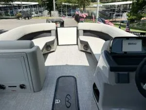 Slide: The Image of Interior of 2024 Harris CX 230 pontoon boat. - 8