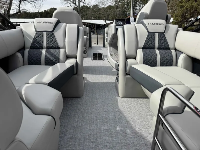 Slide: The Image of Interior of Harris Grand Mariner 230 boat, model year 2025. - 17